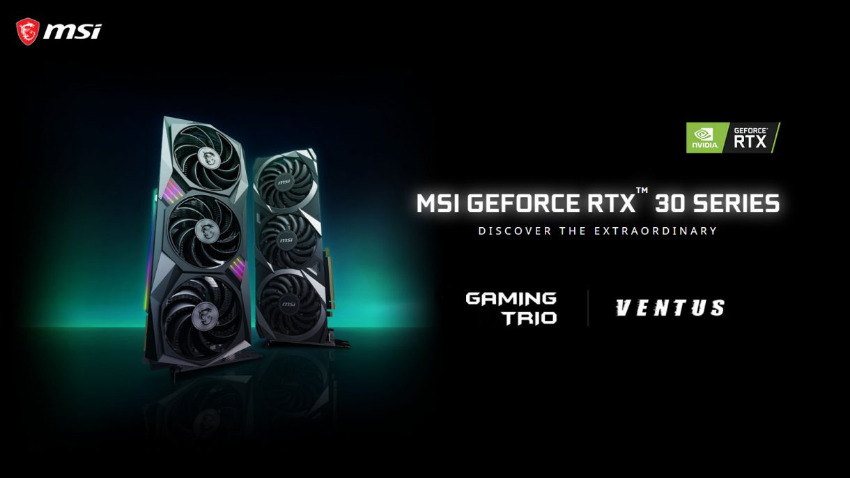 MSI Announces Sizable Roster of RTX 30 Graphics Cards – Will Work 4 Games