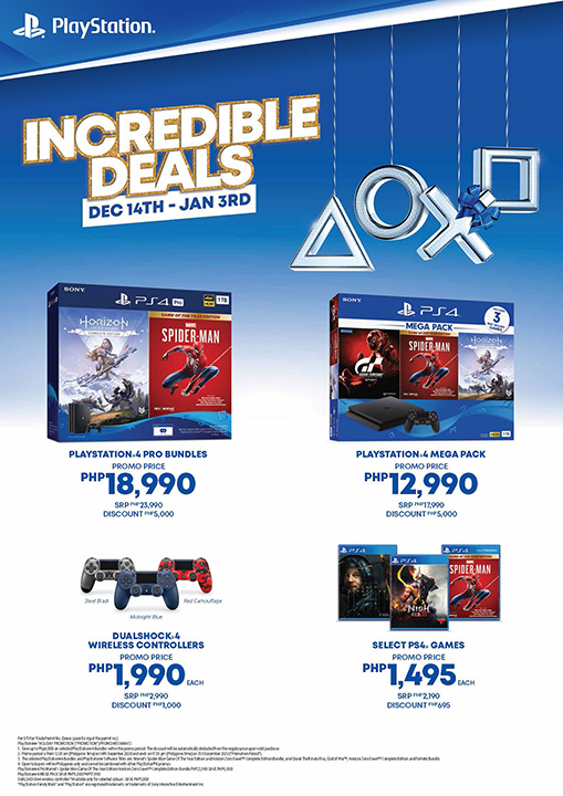 PlayStation Incredible Deals 2020 