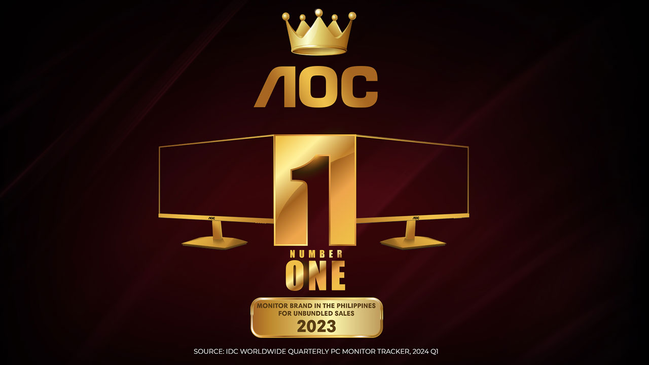 AOC #1 Monitor Brand in the Philippines for 2023